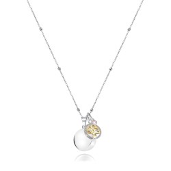 LLAMADOR DE ÁNGELES ÁRBOL DE LA VIDA con colgante de cristal rosa MAMIJUX