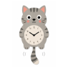 RELOJ DE PARED modelo GATO CON KIT DE LETRAS VINTIUN