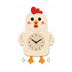 RELOJ DE PARED modelo GALLO CON KIT DE LETRAS VINTIUN