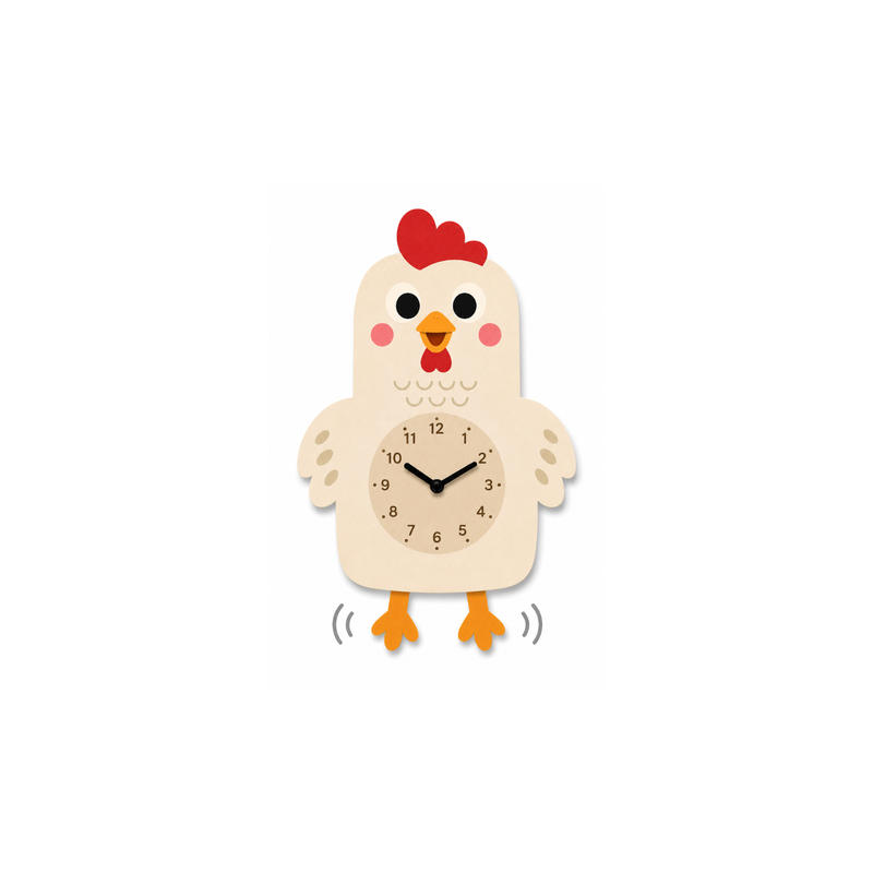 RELOJ DE PARED modelo GALLO CON KIT DE LETRAS VINTIUN