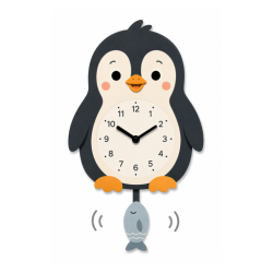 RELOJ DE PARED modelo PINGÜINO CON KIT DE LETRAS VINTIUN