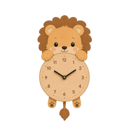 RELOJ DE PARED modelo LEÓN CON KIT DE LETRAS VINTIUN