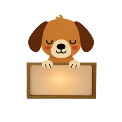 LÁMPARA MADERA PERSONALIZABLE modelo PERRO CON KIT DE LETRAS VINTIUN