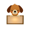 LÁMPARA MADERA PERSONALIZABLE modelo PERRO CON KIT DE LETRAS VINTIUN