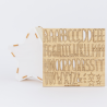 ESTRELLA MINI personalizable con kit de letras VINTIUN