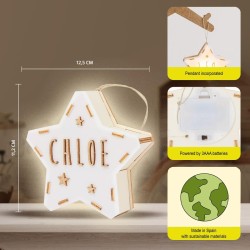 ESTRELLA MINI personalizable con kit de letras VINTIUN