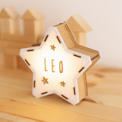 ESTRELLA MEDIANA personalizable con Kit de letras VINTIUN